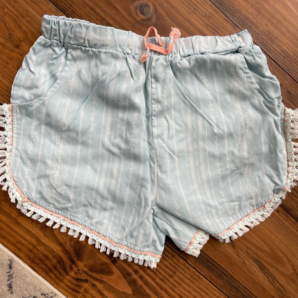Matilda Jane fringe drawstring shorts